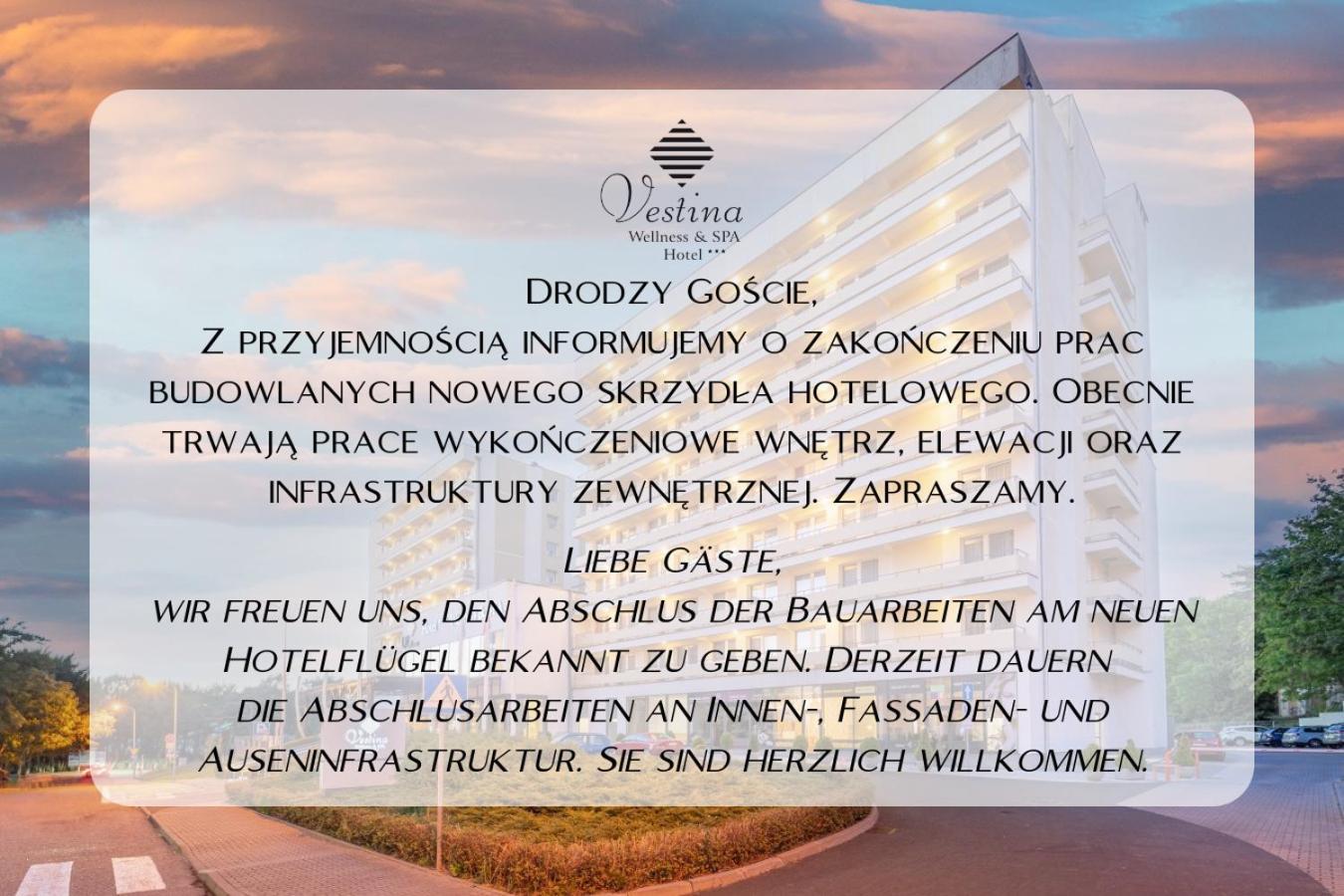 Vestina Wellness & Spa Hotel Miedzyzdroje Esterno foto